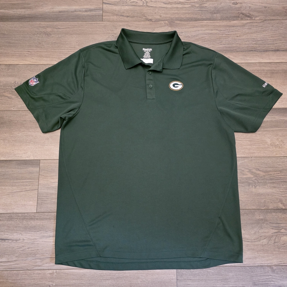 NFL Green Bay Packers Reebok Polo Shirt Size Medium